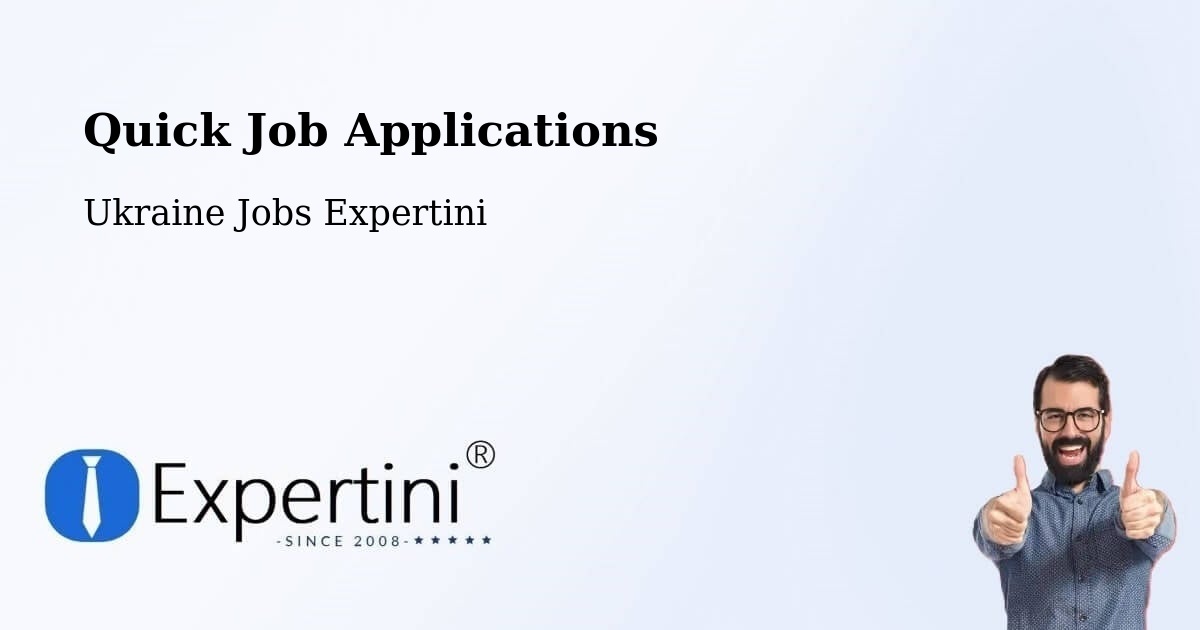 Quick Job Applications - Ukraine Jobs Expertini